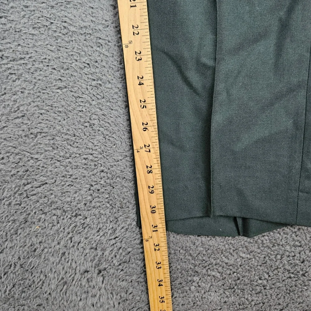 Tennessee Mens Army Green AG-489 Wool Blend‎ Dress Trousers 33R 90s